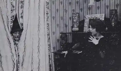 The Face at the Window scene