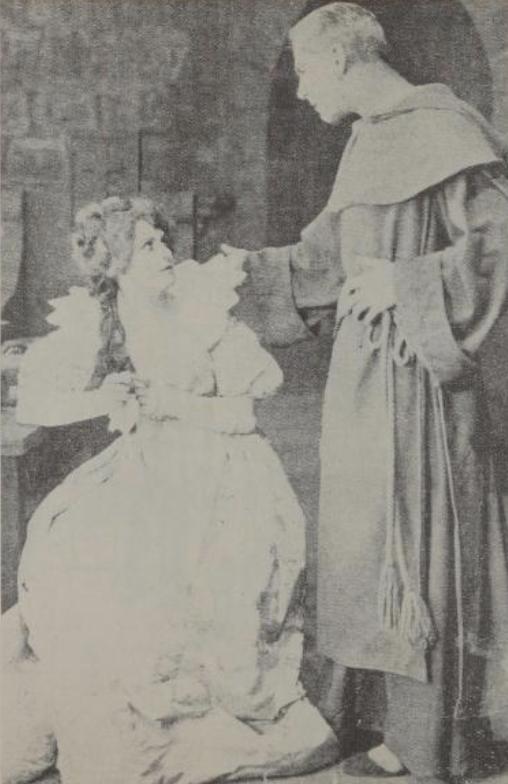 The Monk and the Woman scene