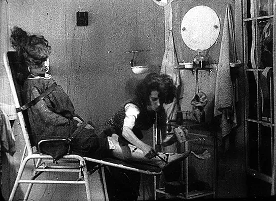 The Mysteries of a Hairdresser's Shop scene