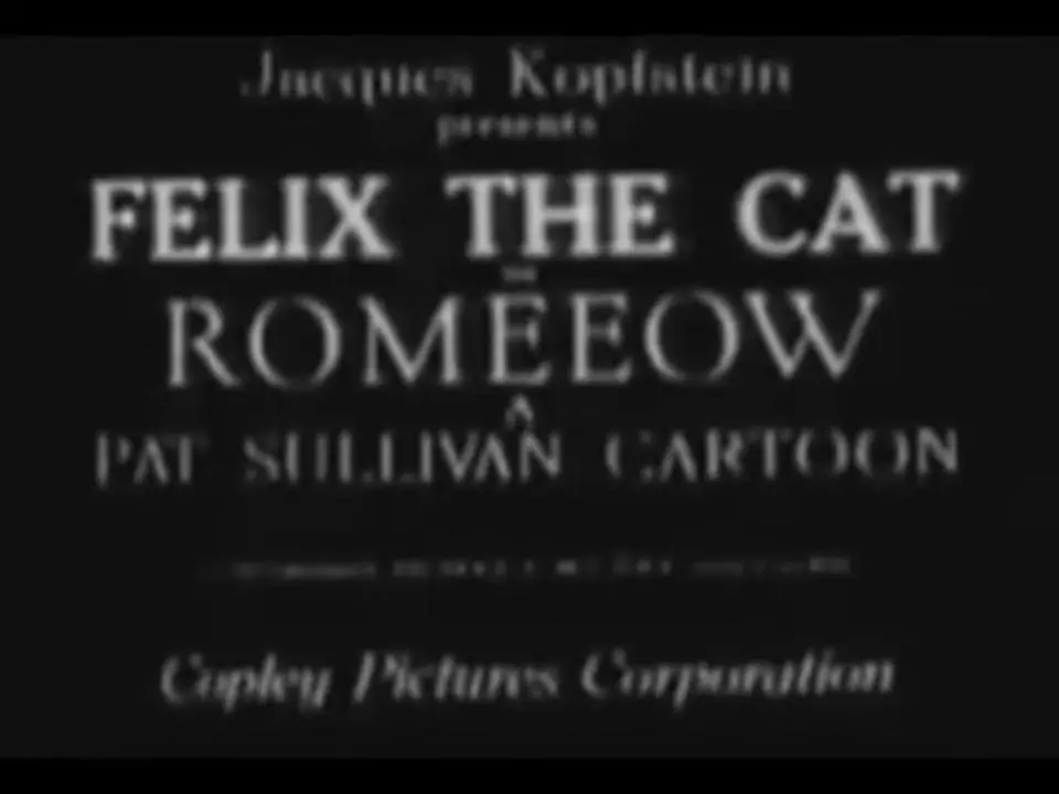 Felix the Cat as Romeeow scene