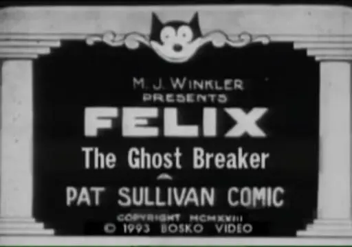 Felix the Ghost Breaker scene