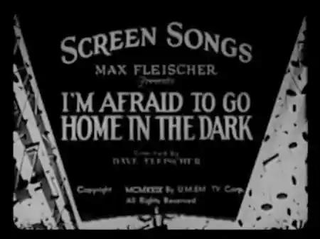 I'm Afraid to Go Home in the Dark