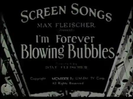I'm Forever Blowing Bubbles scene