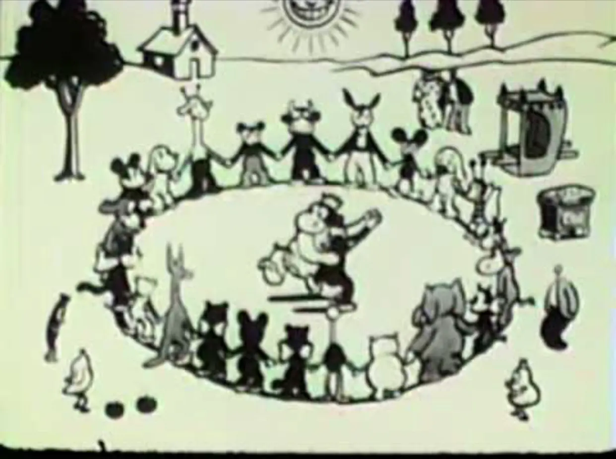 In the Good Old Summer Time scene