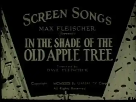 In the Shade of the Old Apple Tree scene
