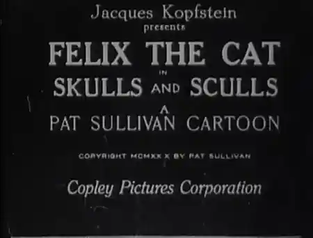 Felix the Cat in Skulls and Sculls