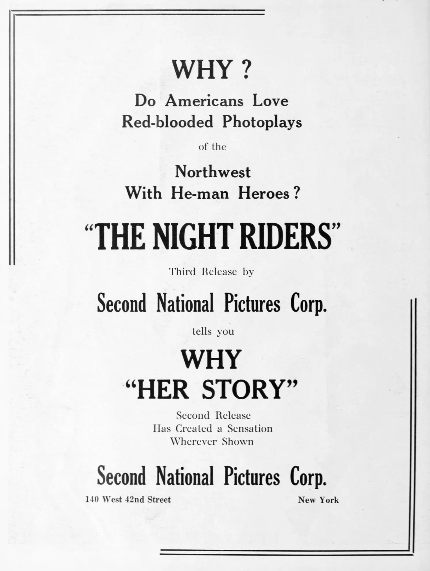 The Night Riders scene
