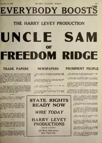 Uncle Sam of Freedom Ridge scene