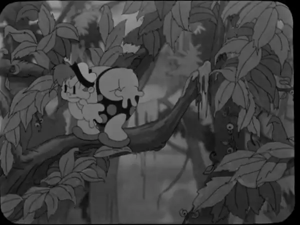 Cave Man scene
