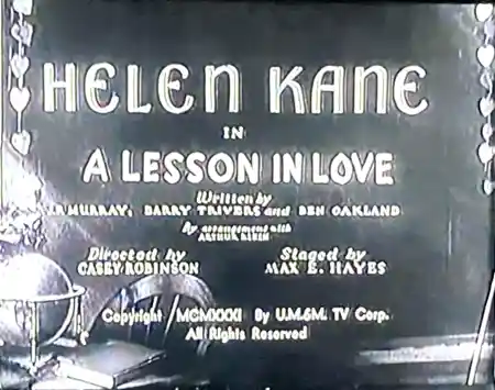 A Lesson in Love