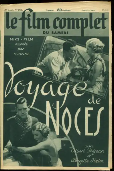 Voyage de noces scene