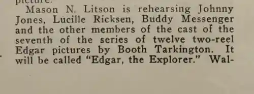 Edgar, the Explorer scene