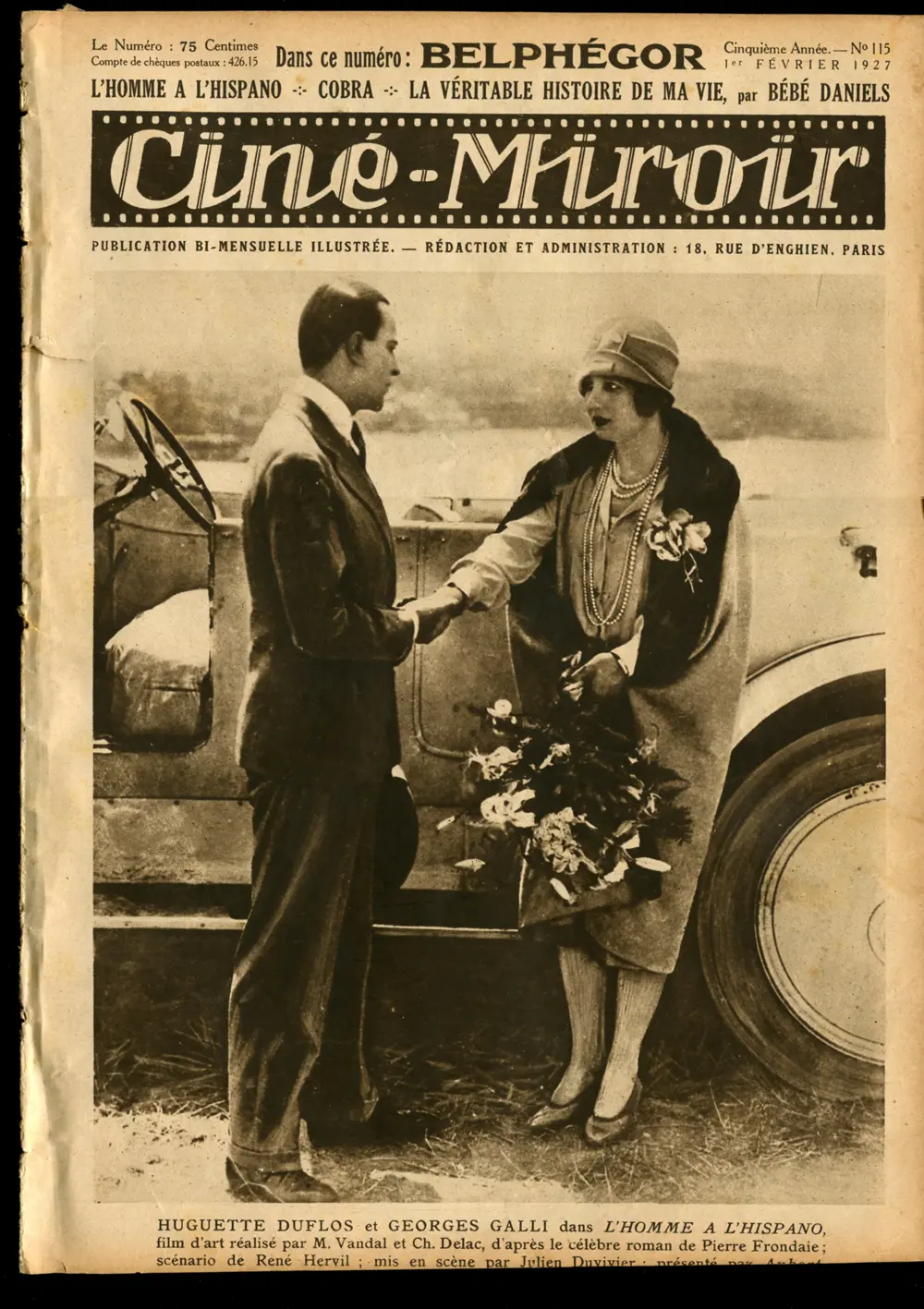L'homme à l'Hispano photo
