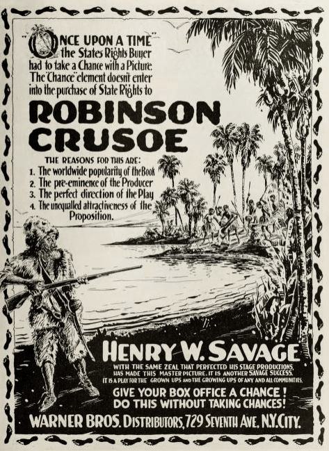 Robinson Crusoe scene