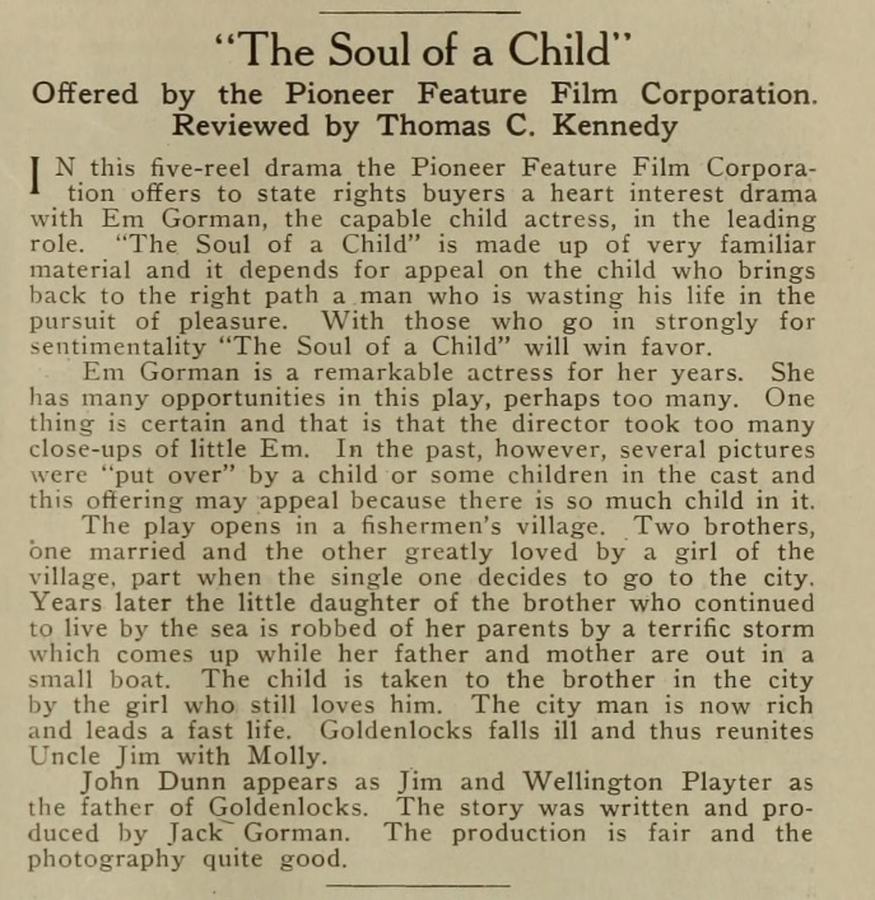The Soul of a Child scene