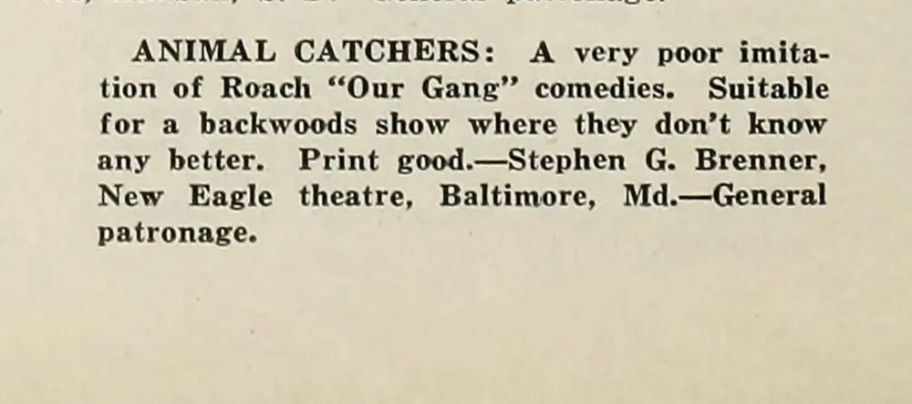 Animal Catchers scene