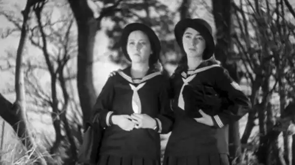 Japanese Girls at the Harbor photo