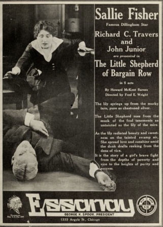 The Little Shepherd of Bargain Row scene