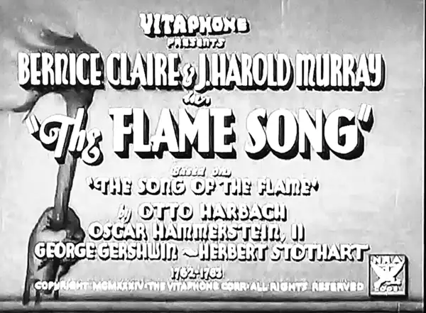 The Flame Song scene