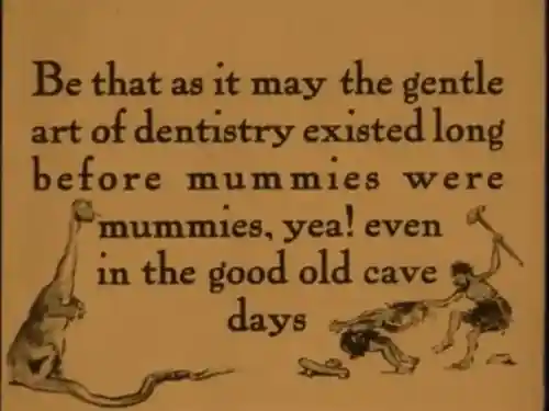 The Tooth Carpenter scene