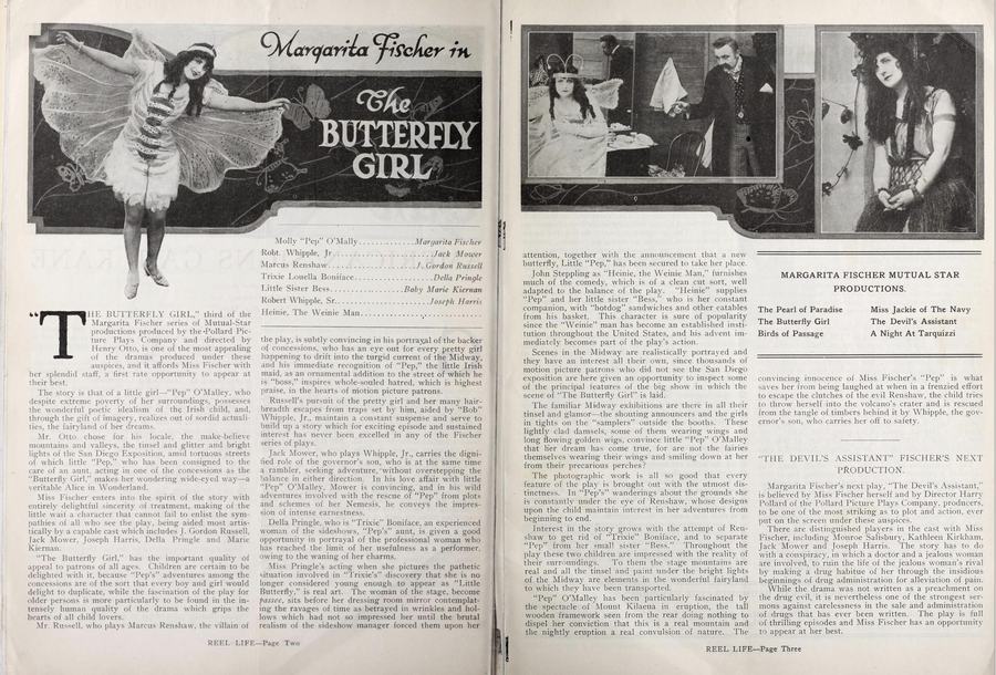 The Butterfly Girl scene