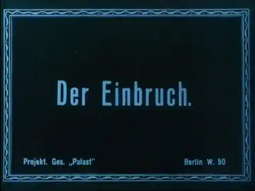 Der Einbruch scene