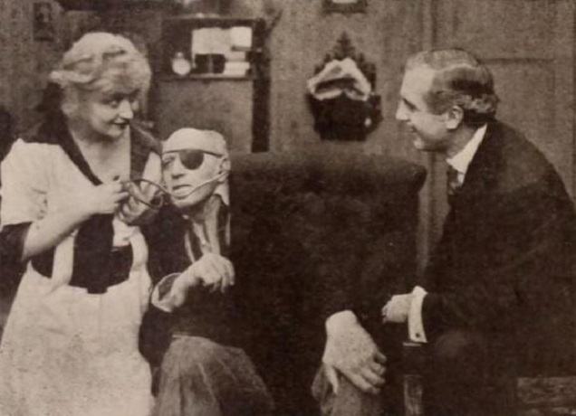 Blindfolded scene