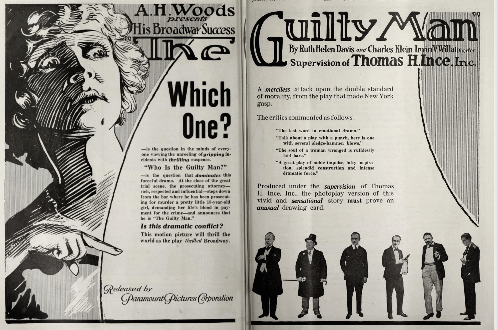 The Guilty Man scene