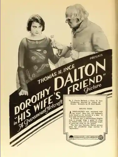 His Wife's Friend scene