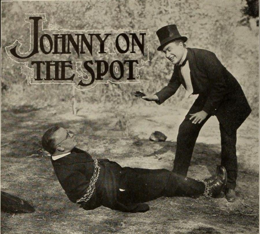 Johnny-on-the-Spot scene