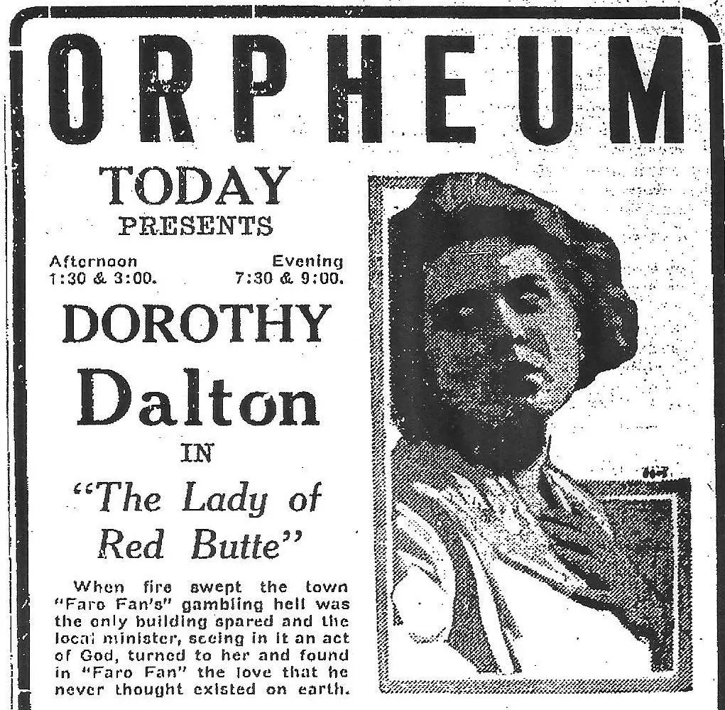 The Lady of Red Butte scene