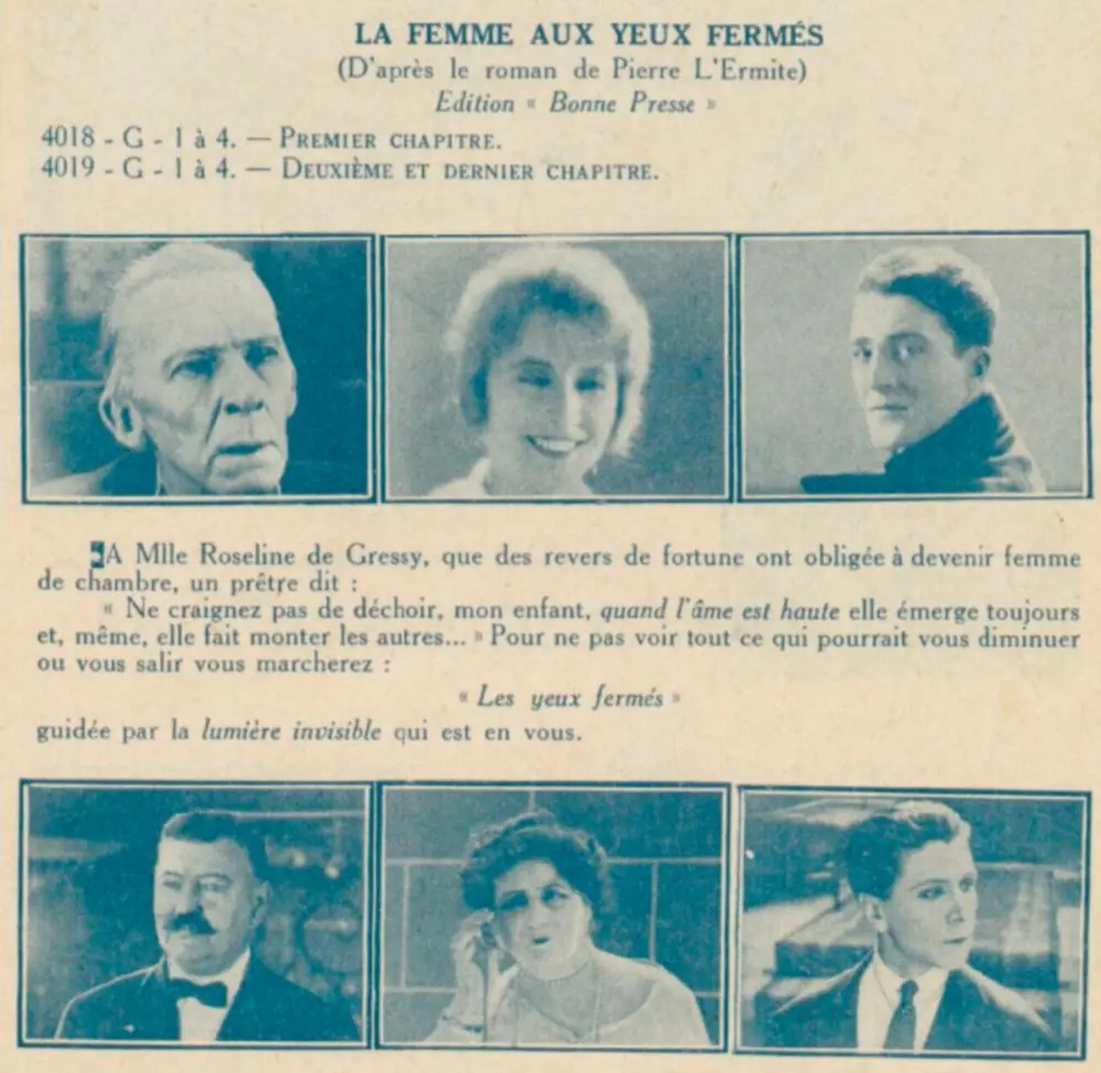 La femme aux yeux fermés