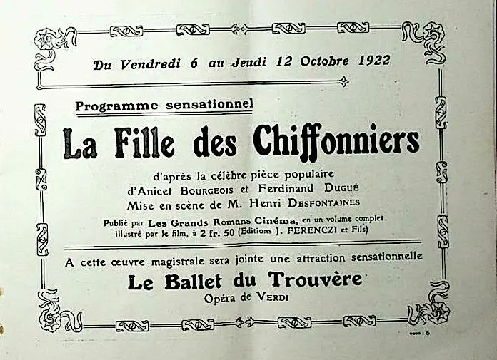 La fille des chiffonniers scene