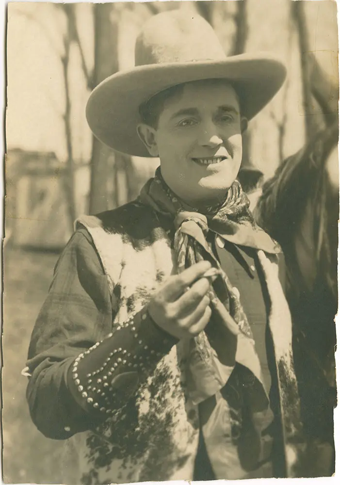 Sandy Burke of the U-Bar-U photo
