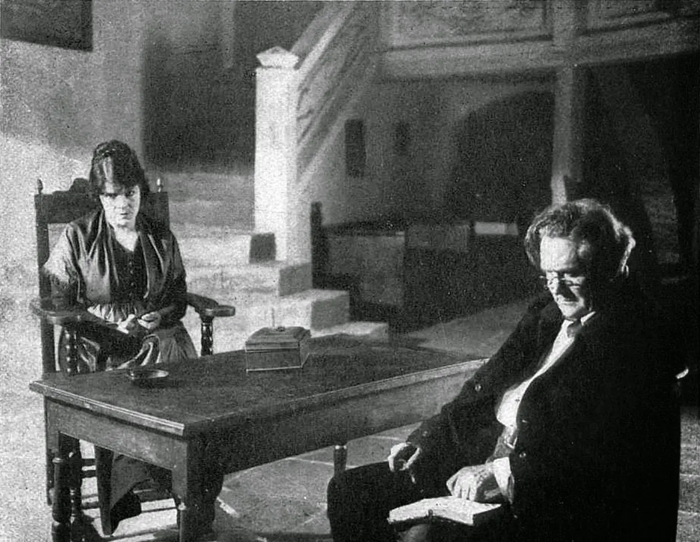 Les trois masques scene