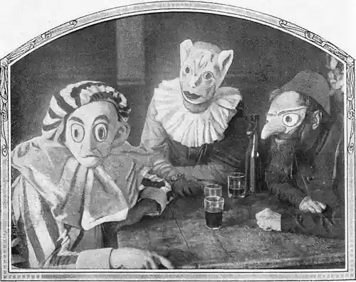 Les trois masques photo