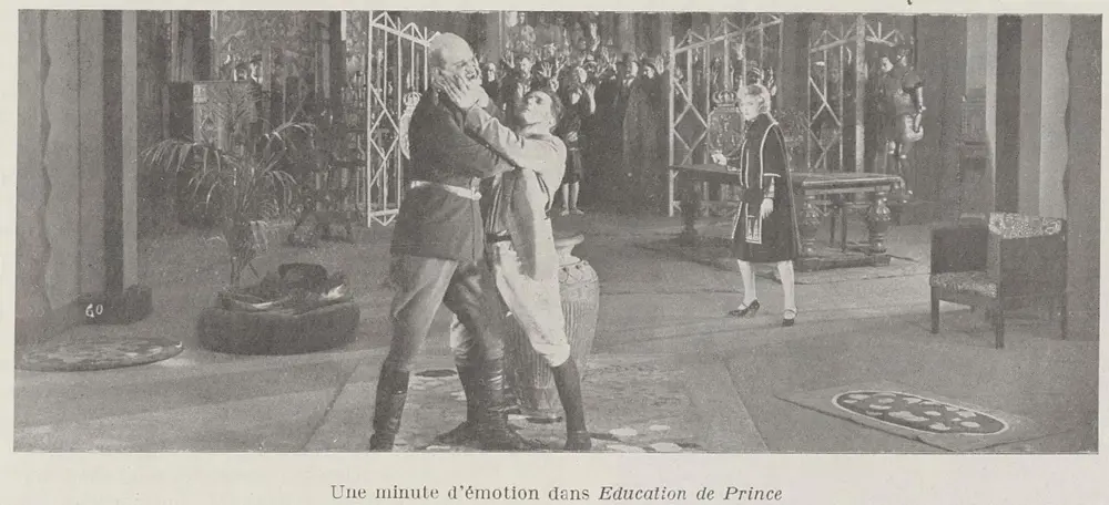 Éducation de prince scene