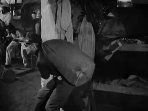 The Ballad of Fisher's Boarding House scene