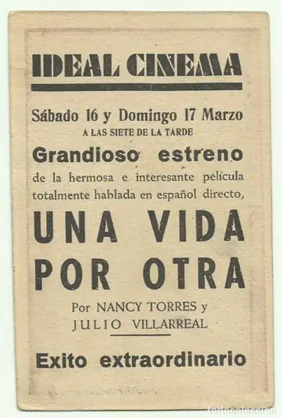 Una vida por otra