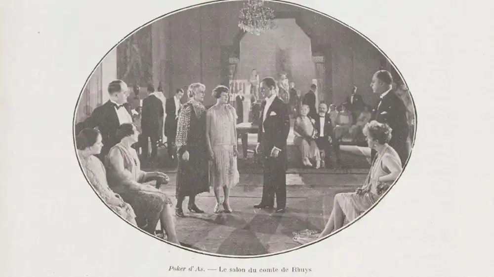 Poker d'as scene