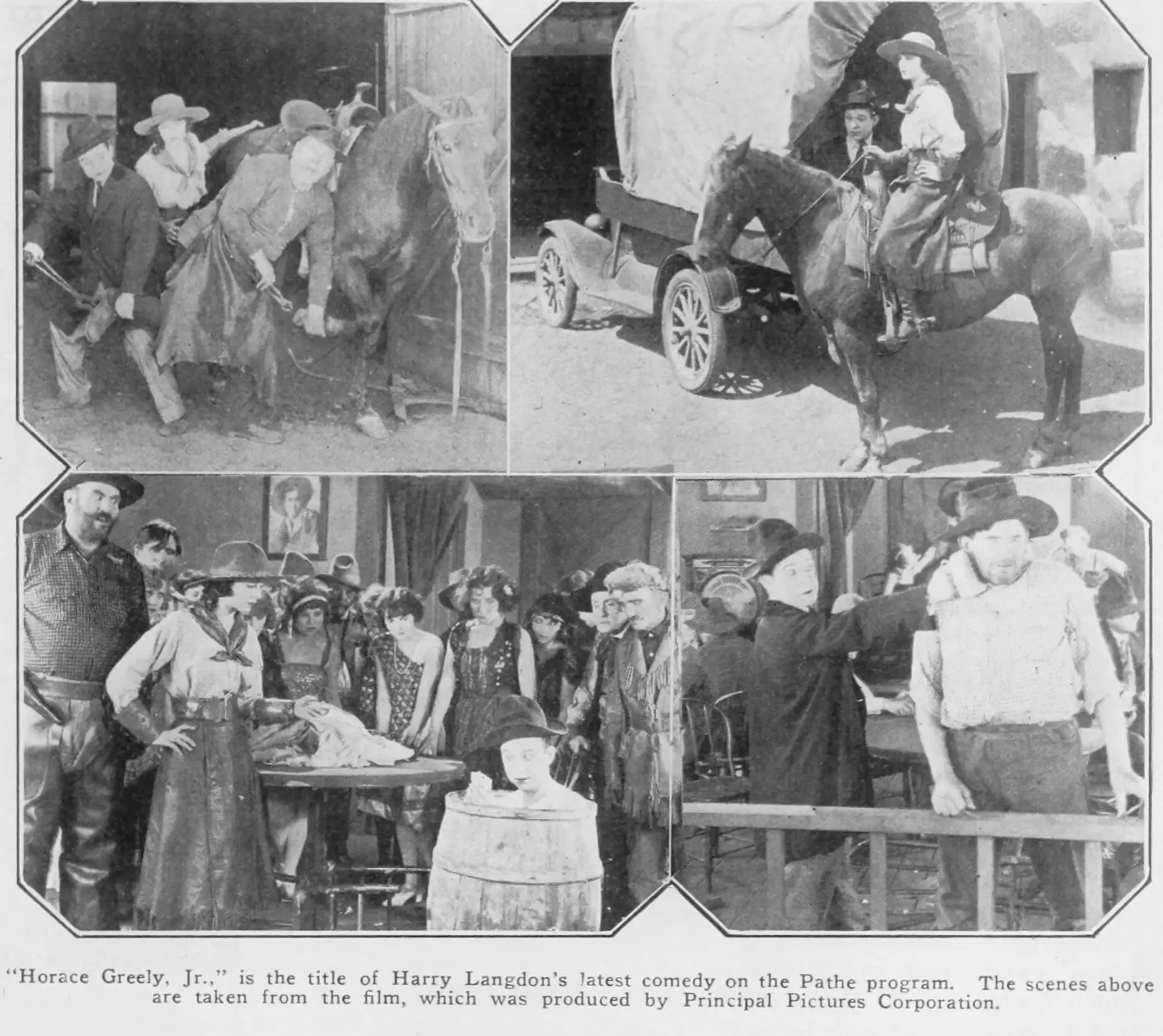 Horace Greeley, Jr. scene