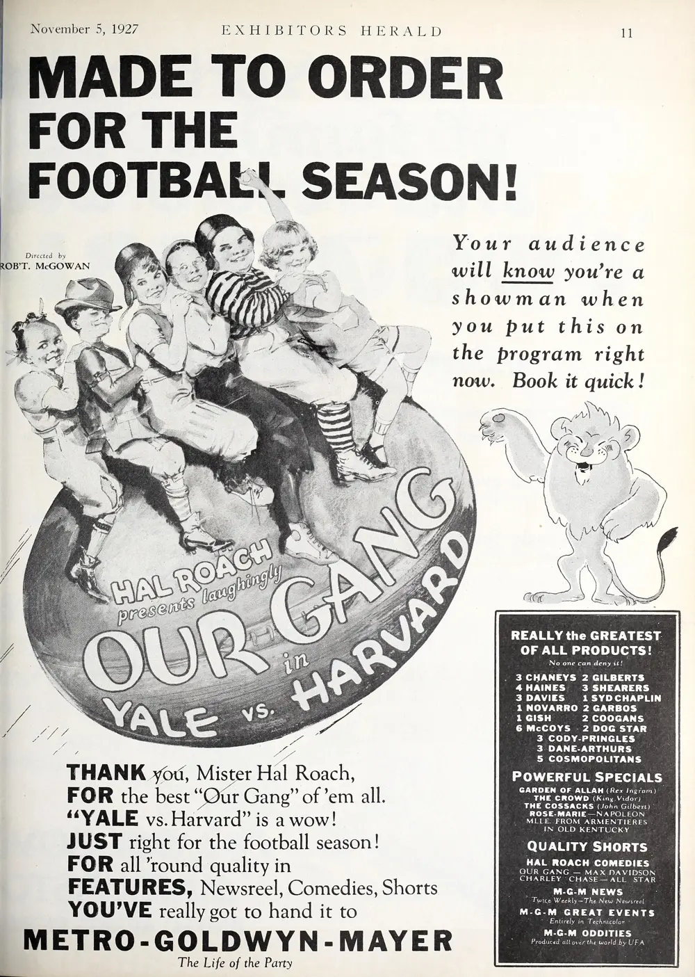 Yale vs. Harvard scene