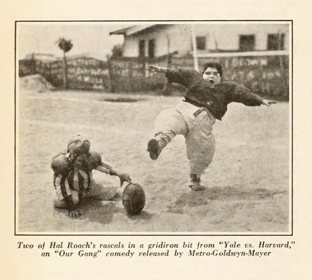 Yale vs. Harvard scene