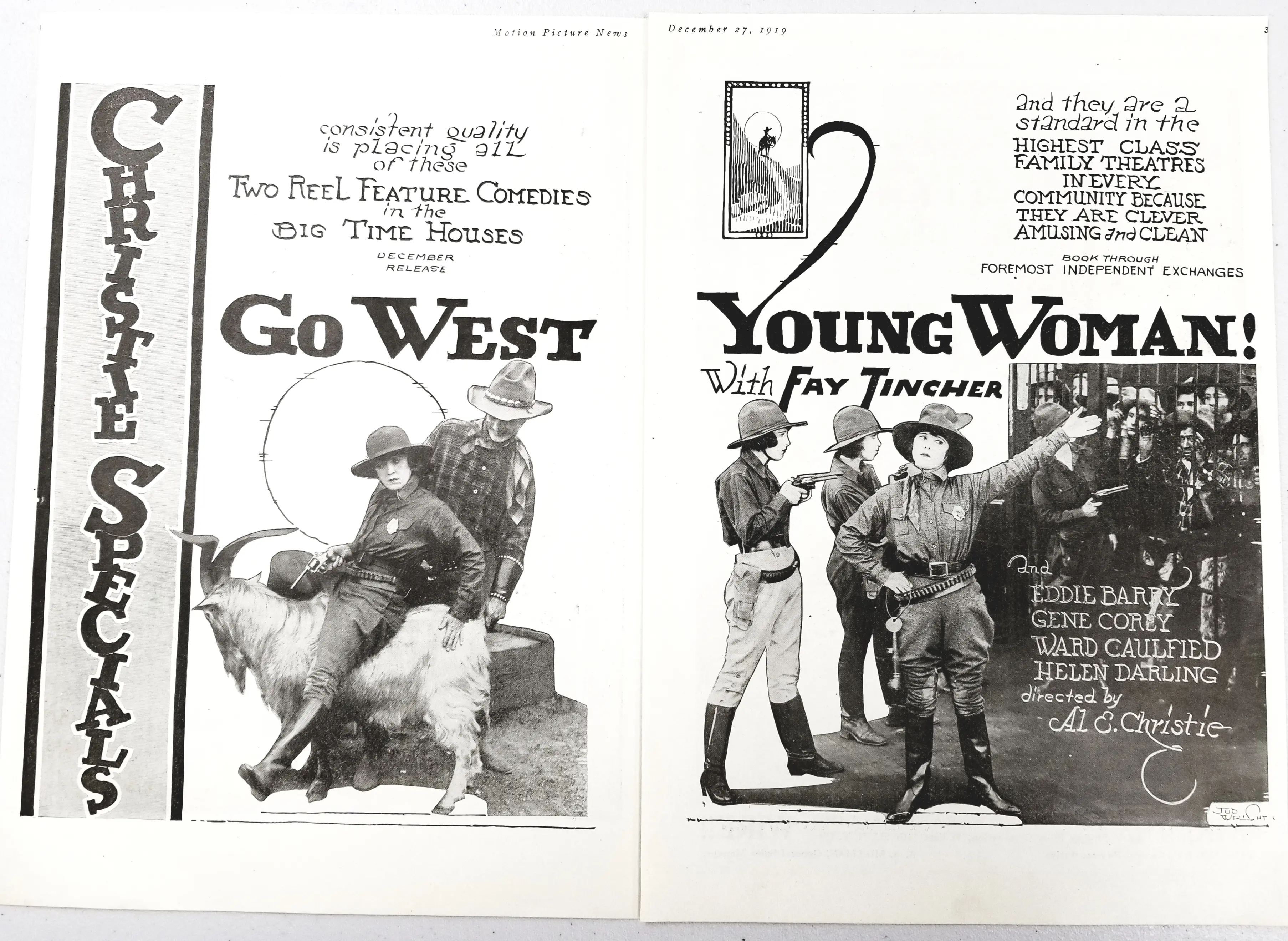 Go West, Young Woman scene