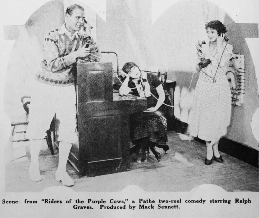 Riders of the Purple Cows scene