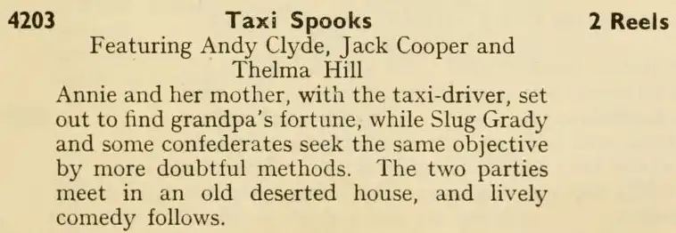 Taxi Spooks photo