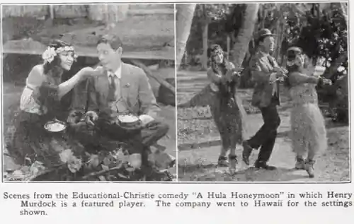 A Hula Honeymoon scene