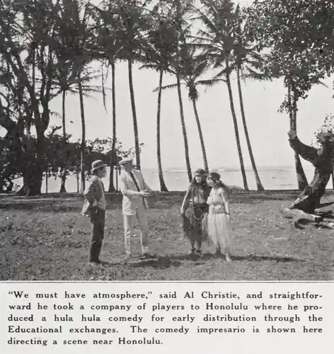 A Hula Honeymoon scene