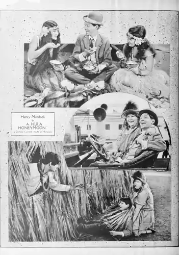 A Hula Honeymoon scene