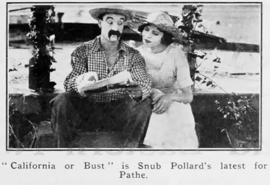 California or Bust scene